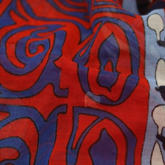 Hermes Paris Qui Roule Silk Red & Blue - Picture 4 of 10
